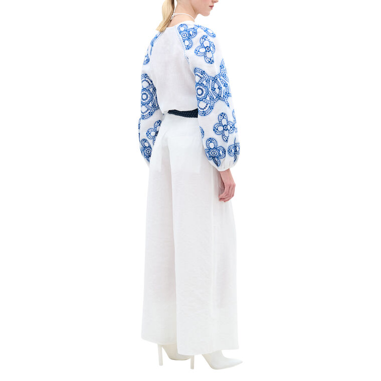 Molveno Long Sleeve V-Neck Blouse image number null
