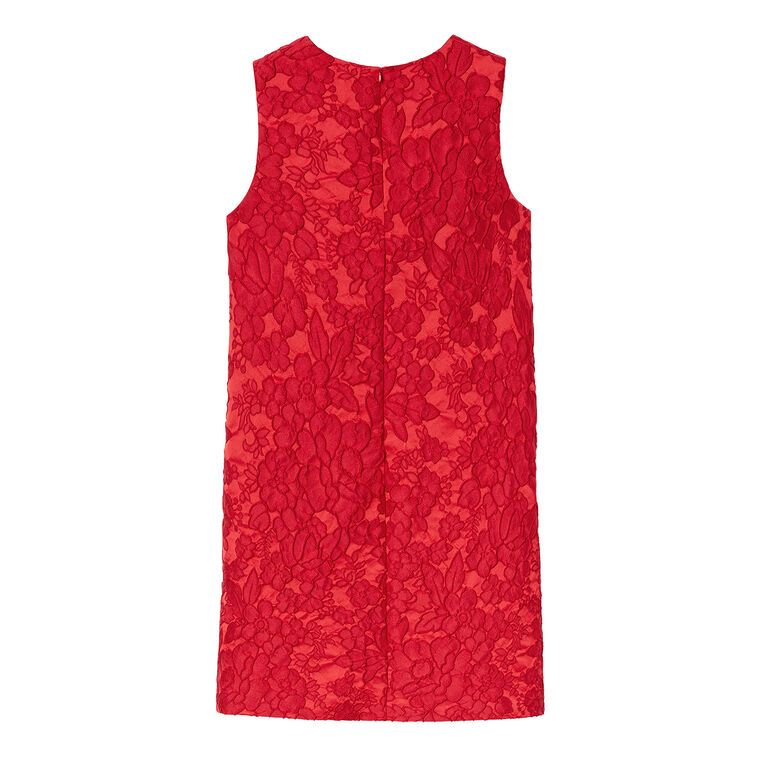 Sleeveless Racer Jacquard Mini Dress image number null
