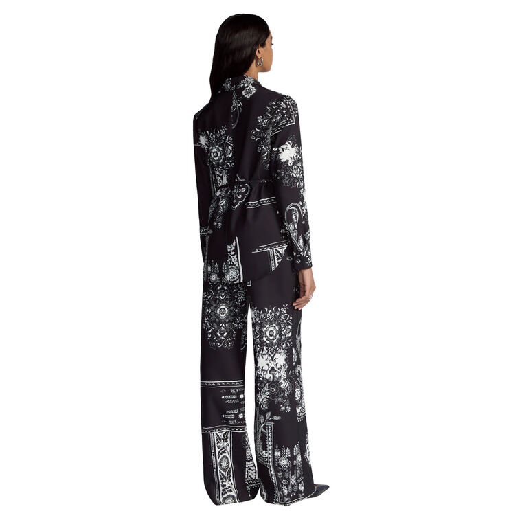 Side Zip Wide Leg Pant image number null