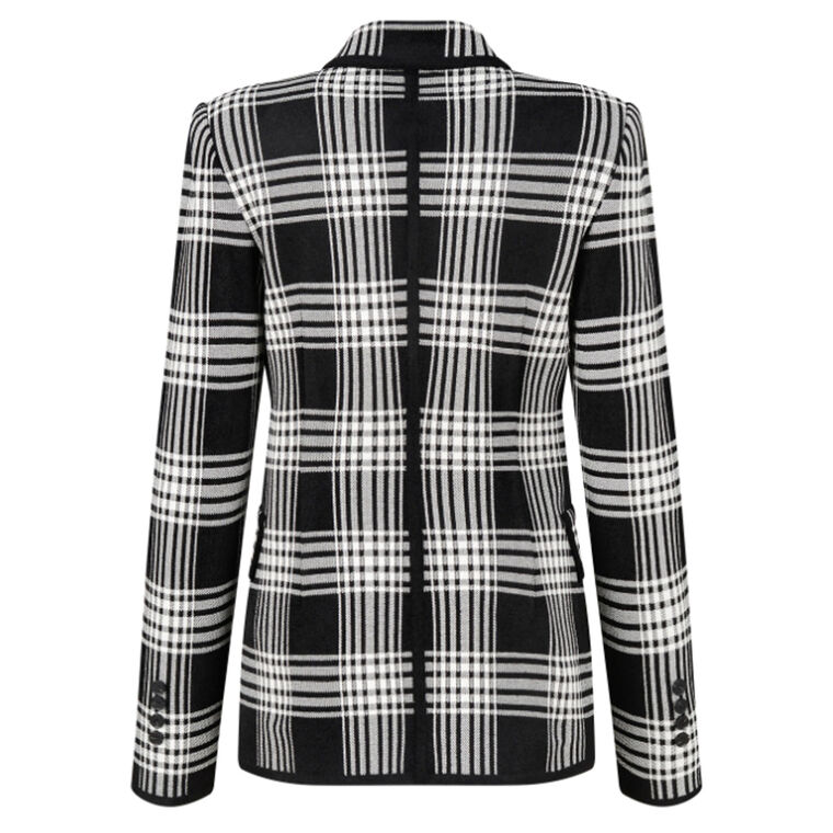 Rali Checked Double Brested Blazer image number null