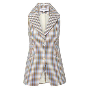 Costa Gingham Vest