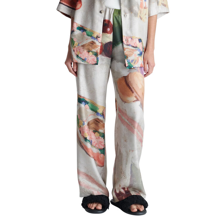 Brenda Printed Twill Pants image number null