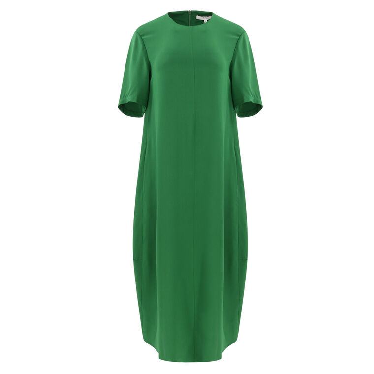 4 Ply Silk T-Shirt Dress image number null