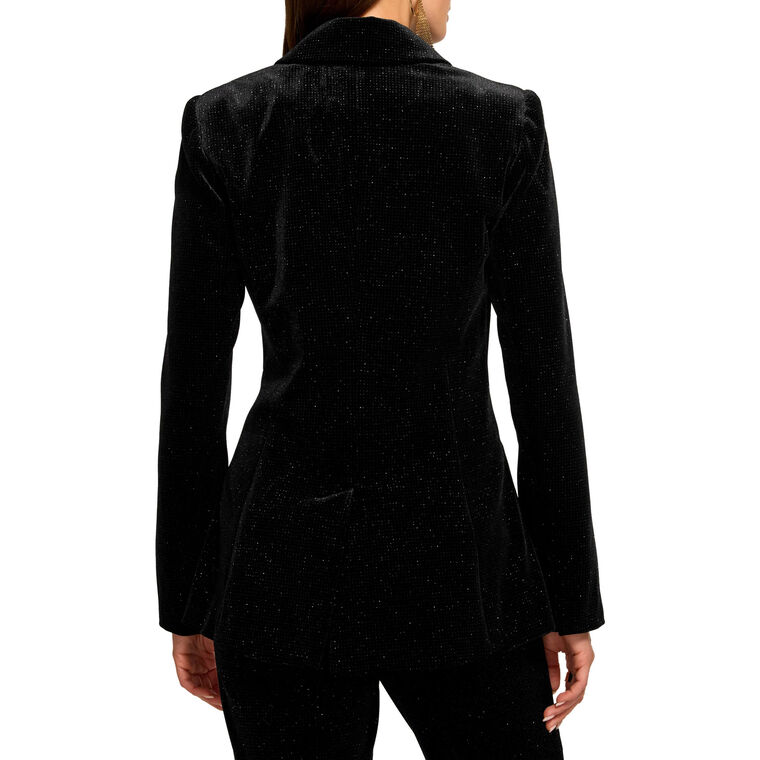 Echo Velvet Blazer image number null