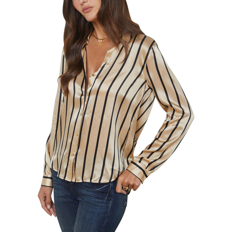 Tyler Long Sleeve Silk Blouse image number null