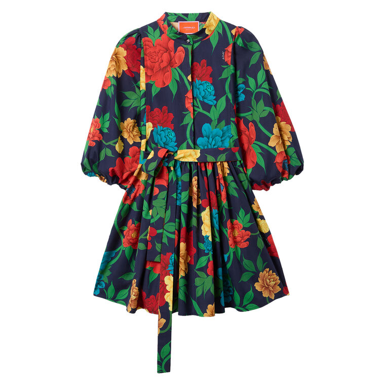 Portofino Belted Mini Dress image number null