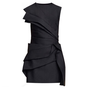 Kenley Sleeveless Sculptural Mini Dress