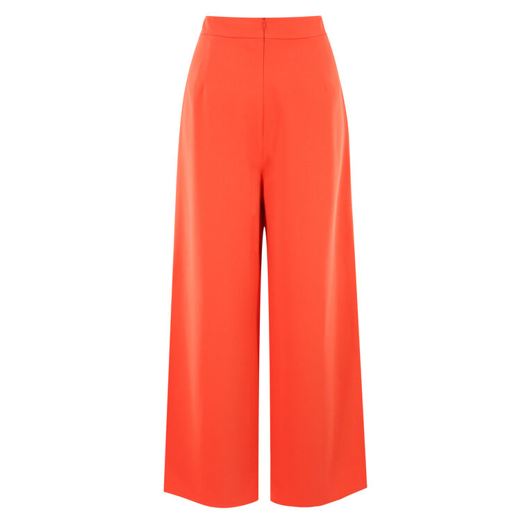 Spargi Fringe-Detail Cropped Wide-Leg Pant image number null