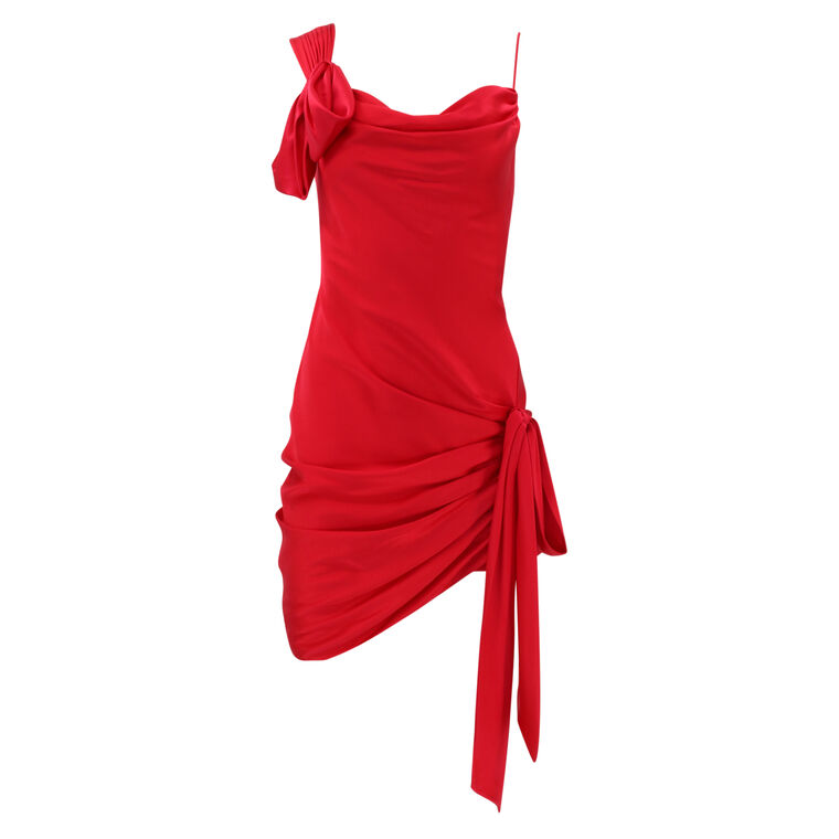 Venus Silk Mini Dress image number null