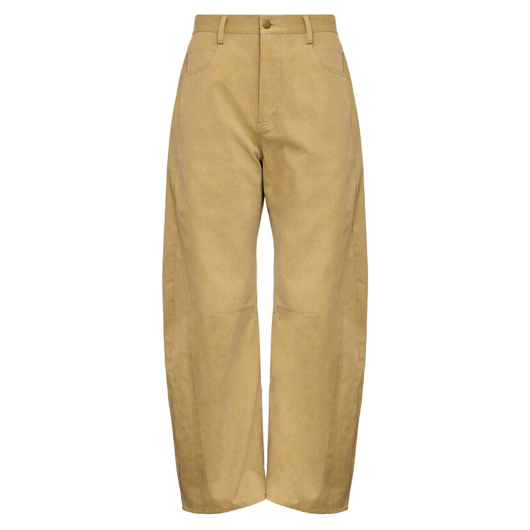 Mabel Barrel-Leg Denim Pant image number null