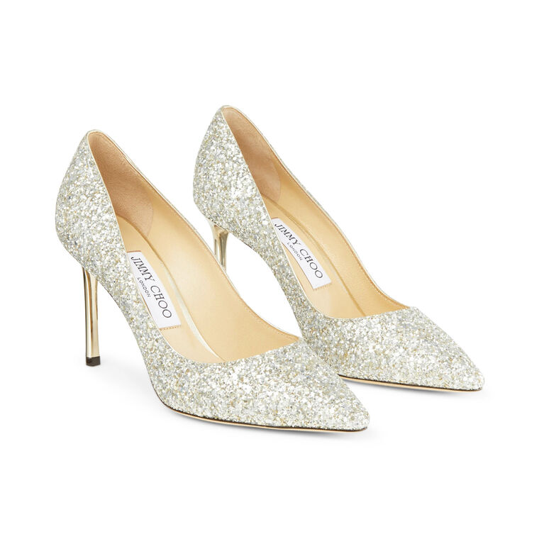 Romy 85mm Glitter Pointy Toe Pump image number null