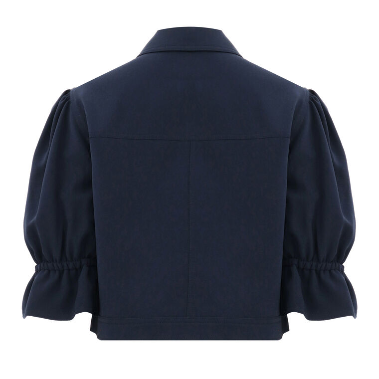 Julieta Cropped Collared Jacket image number null