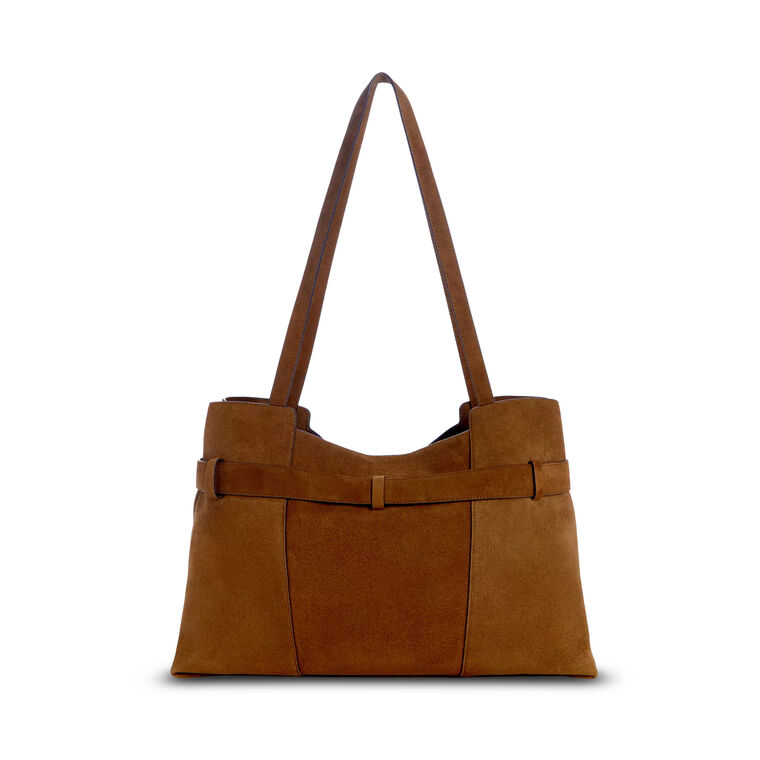 Lexington Large Suede Tote Bag image number null