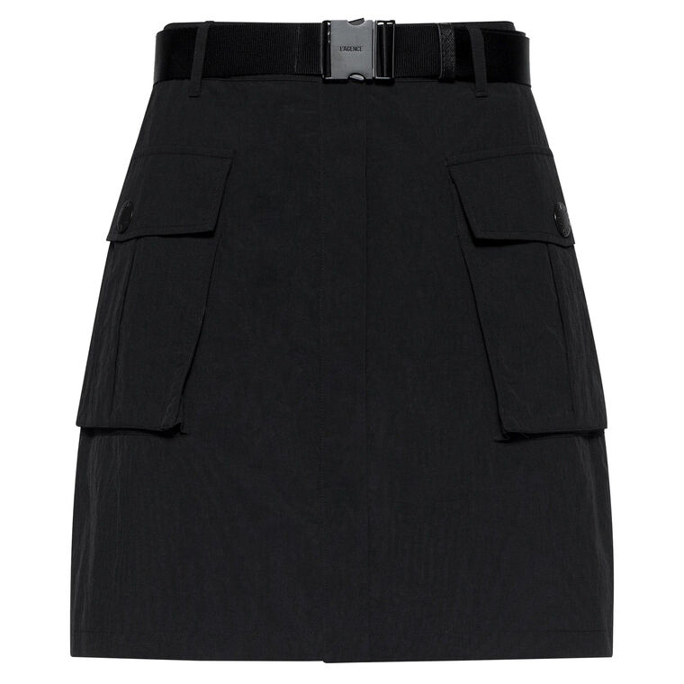 Norene Cargo Pocket Windbreaker Mini Skirt image number null