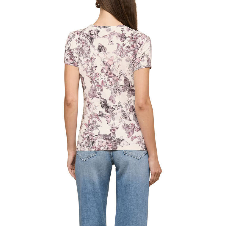 Ressi Short Sleeve Crew Neck Fitted Tee image number null