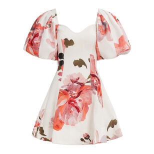 Moderna Puff Sleeve Mini Dress