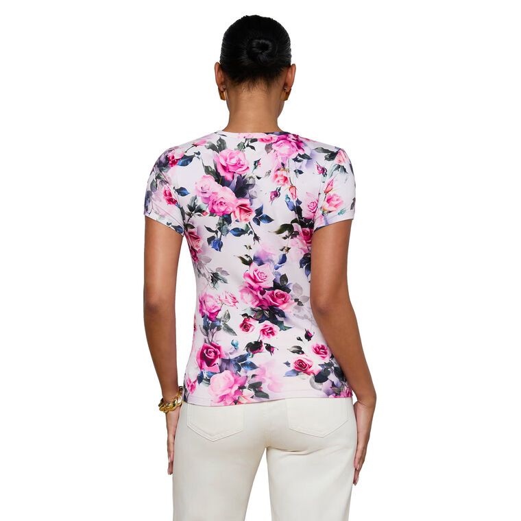 Ressi Short Sleeve Crewneck Fitted Tee image number null