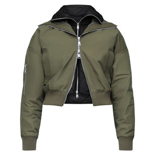 Quilted Bomber Jacket