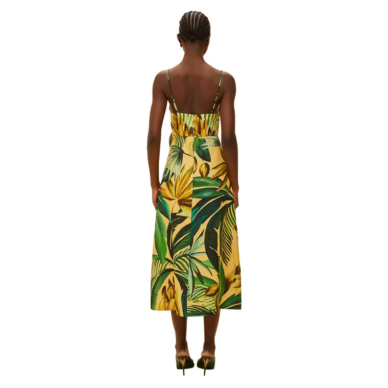 Bananart 3D Bodice Midi Dress image number null