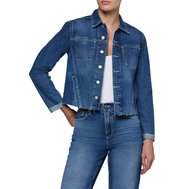 Janelle Slim Raw Jacket image number null