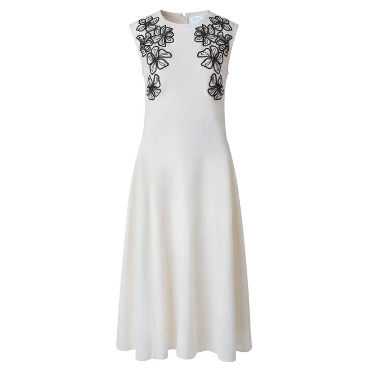 Sloane Sleeveless Crewneck Midi Dress image number null