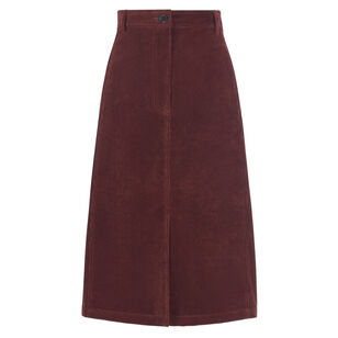 Garra Corduroy Midi Pencil Skirt