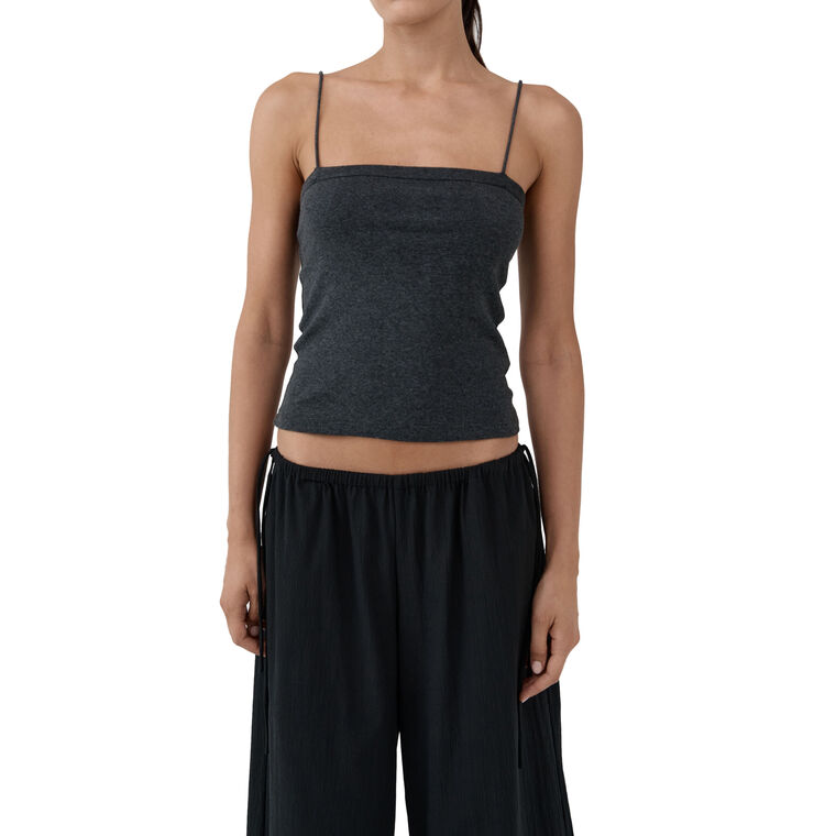 Organic Cotton Square Neck Cami image number null