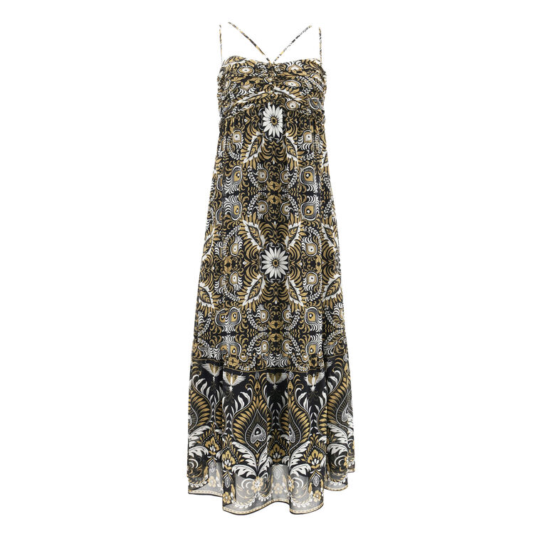 Arya Odyessy Print Midi Dress image number null