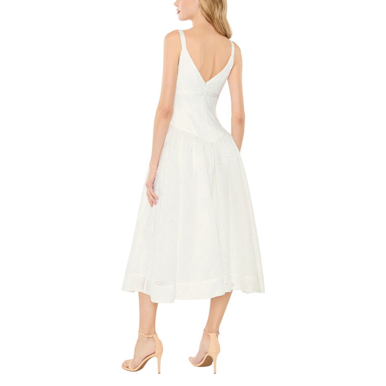 Breena Sleeveless Fit And Flare Midi Dress image number null