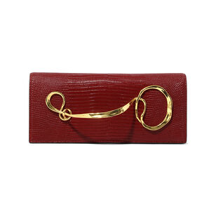 Twisted Gold Side Handle Clutch