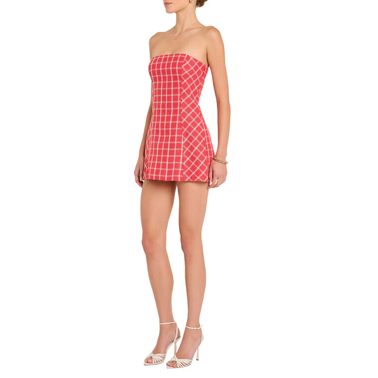 Daisy Strapless Mini Romper image number null