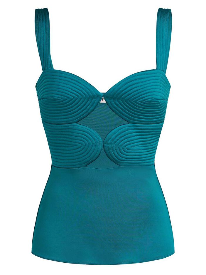Brice Quilted Bodice Top image number null