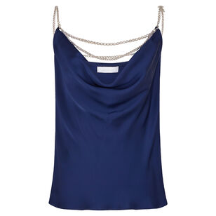 Chain Detail Satin Camisole