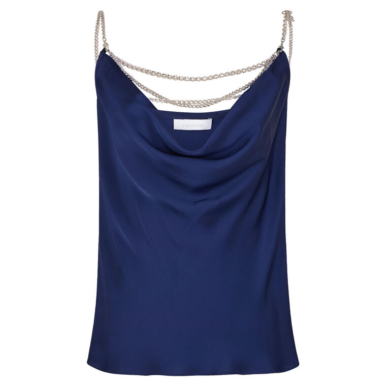 Chain Detail Satin Camisole image number null