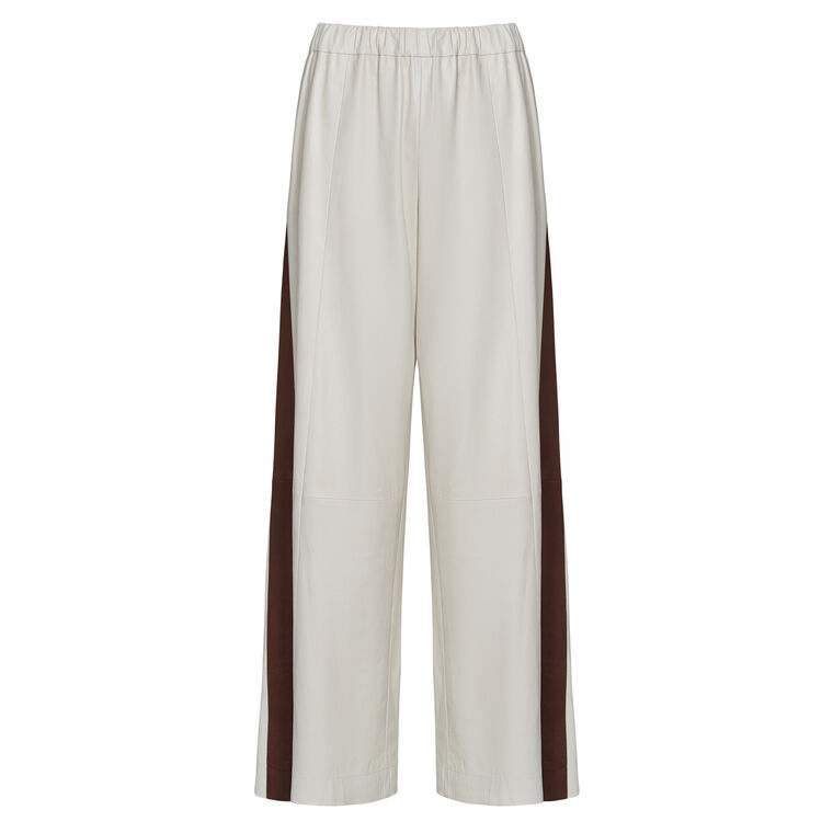 Leather Eva Pant With Tux Stripe image number null