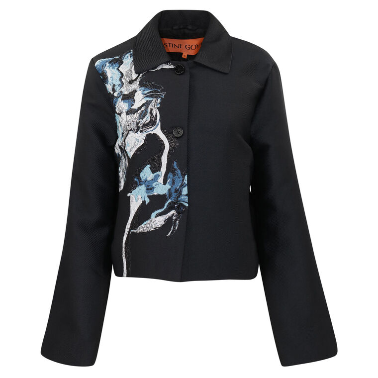 Kiana Woven Jacquard Jacket