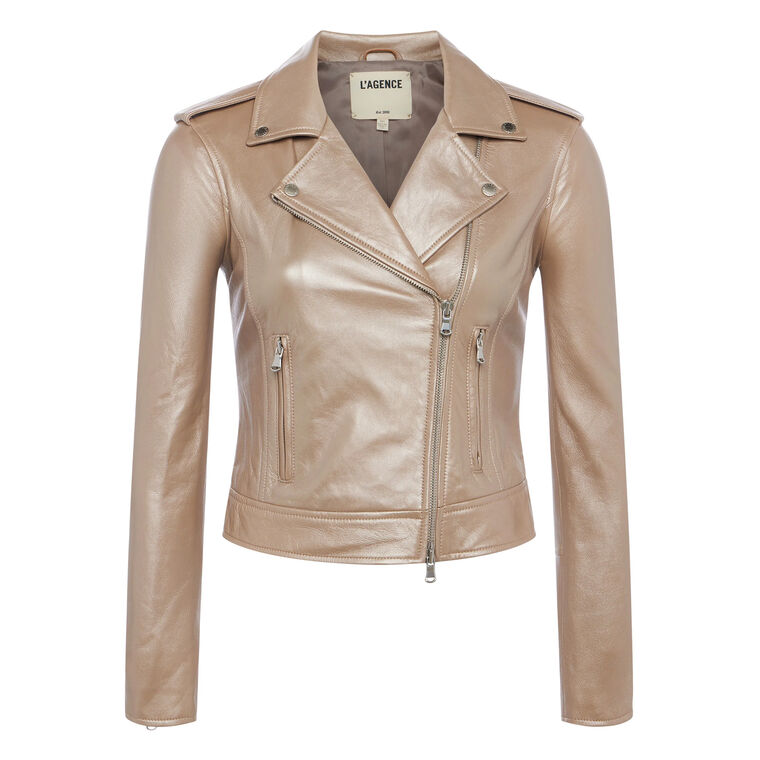Leather Biker Jacket image number null