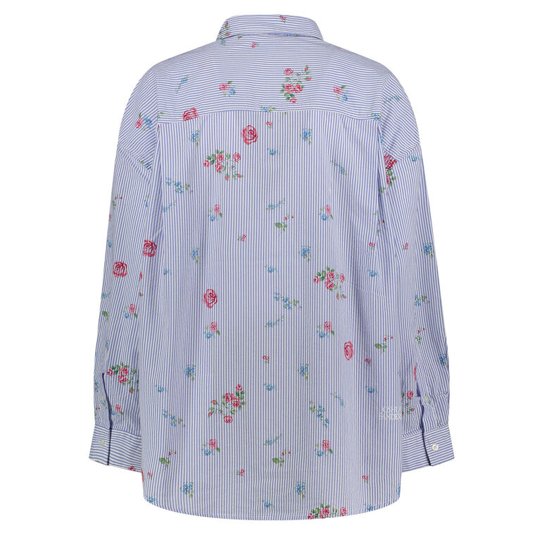Seersucker Flower Shirt image number null