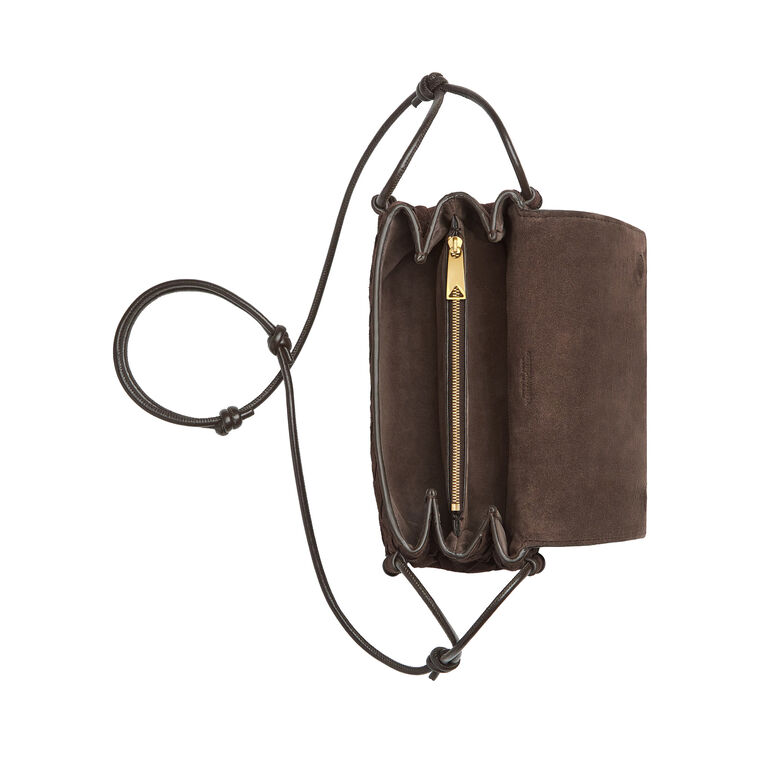Notturno Suede Crossbody Bag image number null