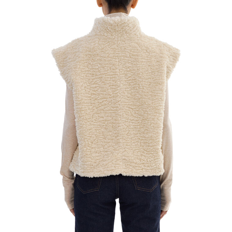 Dua Reversible Faux Fur Vest image number null