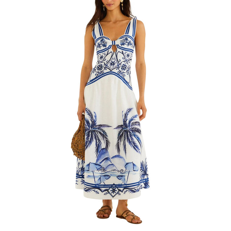 Sleeveless Wonderful City Maxi Dress image number null