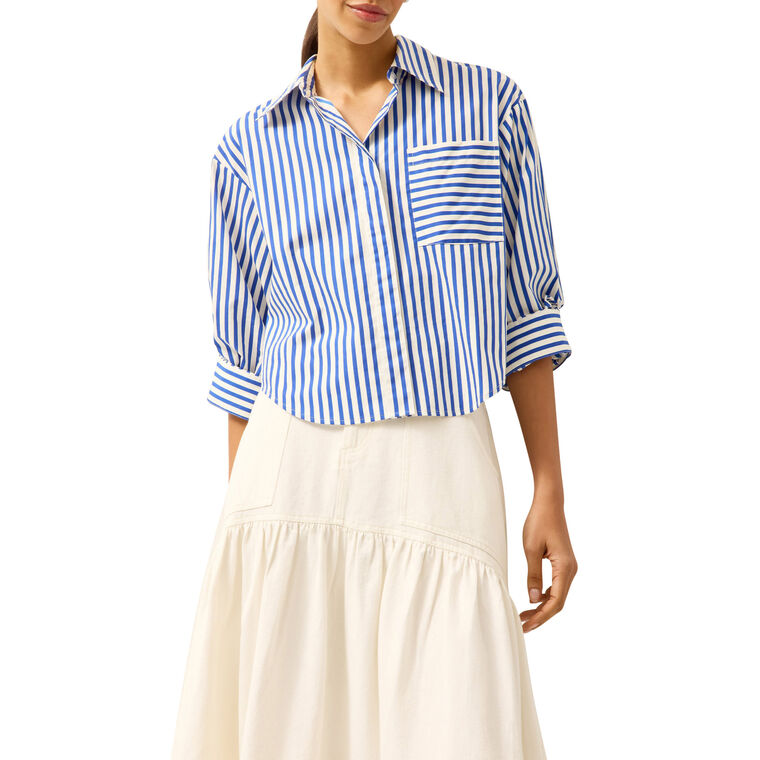 Kirven Button-Up Shirt With Adjustable Sleeves image number null