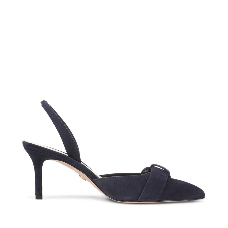 Lenora Suede Heel image number null