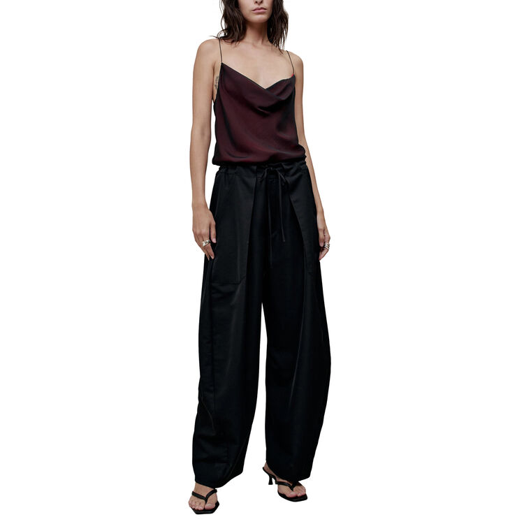Clemence Pleated Sculptural Pant image number null