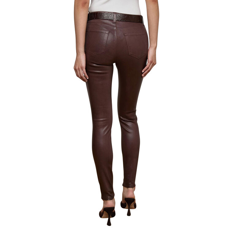 Marguerite High Rise Coated Skinny Jean image number null