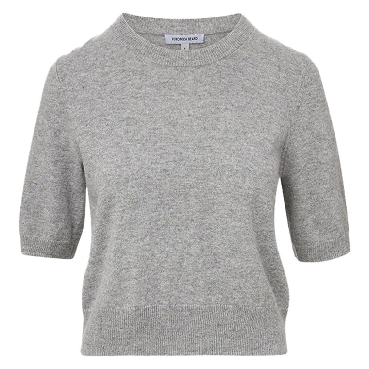 Shana Short Sleeve Cashmere Sweater image number null