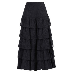 Christie Tiered Midi Skirt
