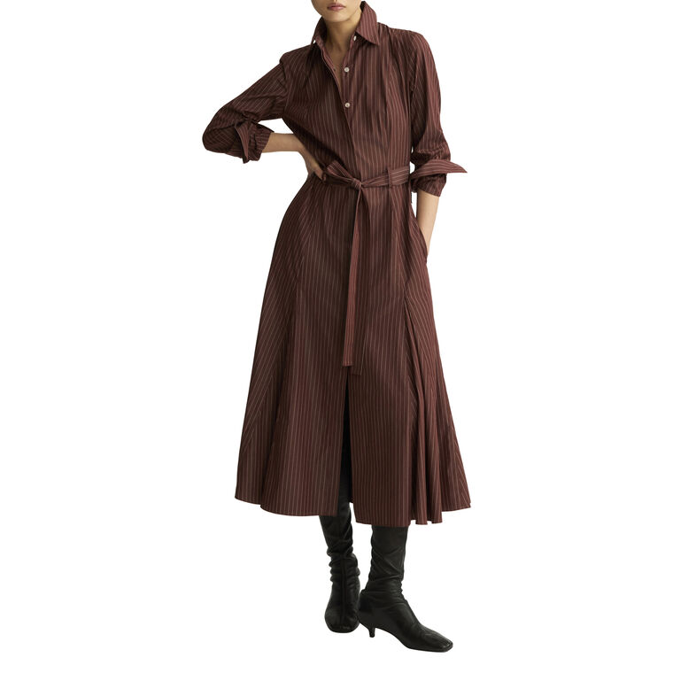 Bennet Striped Midi Dress image number null