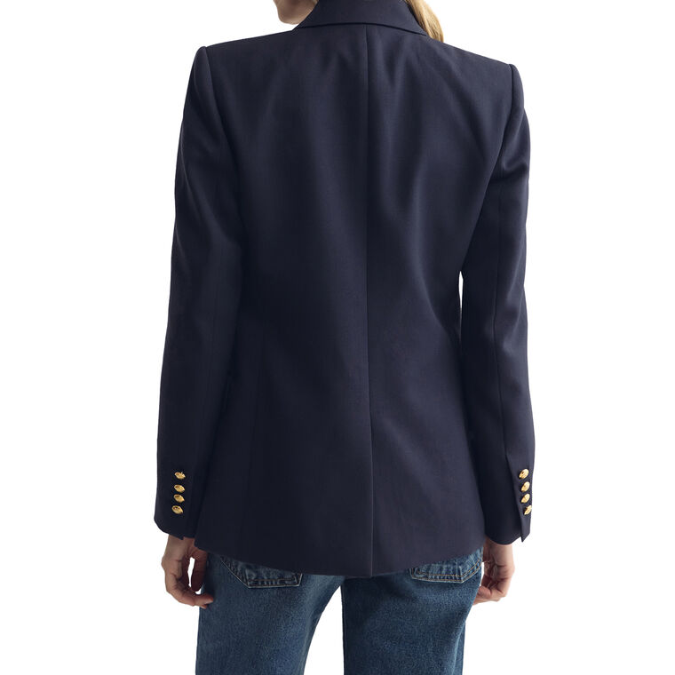 Bruni Double Breasted Wool Blazer image number null