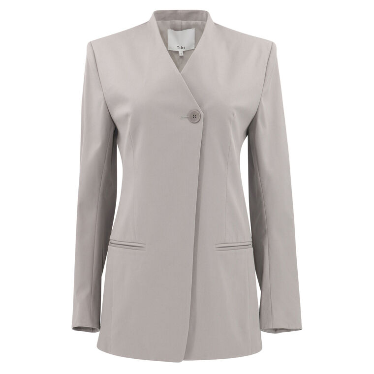Oliver Cotton Stretch Tricotine Sculpted Blazer image number null